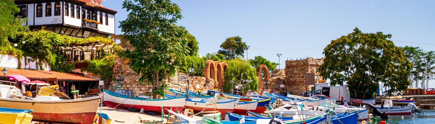 Town of Nessebar on Bulgaria's Black Sea Coast